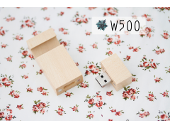 W500 木質手機架隨身碟（Wooden mobile Stand Holder with USB Flash Drive）